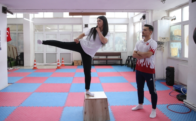 İşitme engelli milli tekvandocu Didem'in hedefi olimpiyat şampiyonluğu