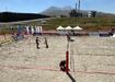 Erciyes'in zirvesine plaj voleybolu için 300 kamyon kum taşındı