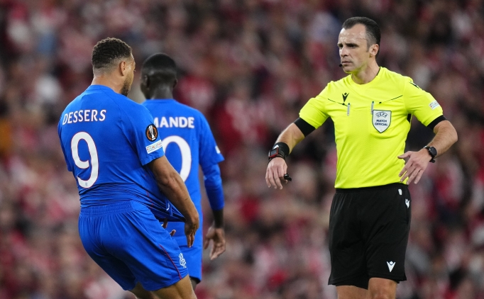 Athletic Bilbao - Rangers maçında ilginç an!