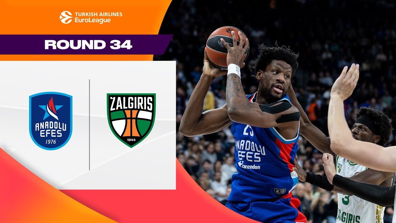 ÖZET: Anadolu Efes - Zalgiris Videosu