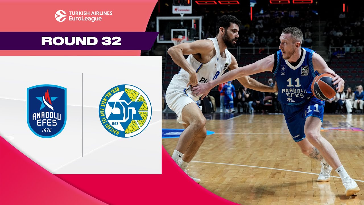 ÖZET: Anadolu Efes - Maccabi Tel Aviv Videosu